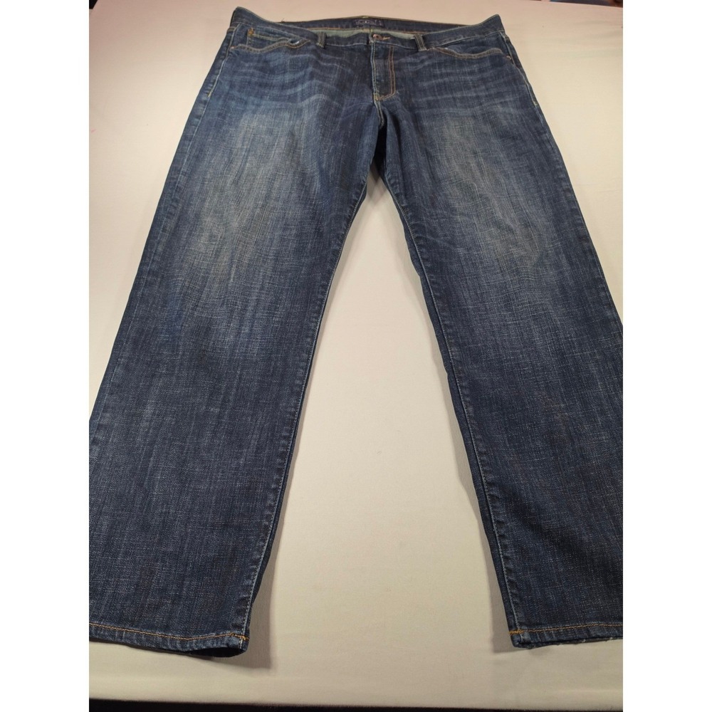 Lucky Brand 361 Vintage Straight Jeans Mens 38x30 Dark Wash Blue Denim 7M12234